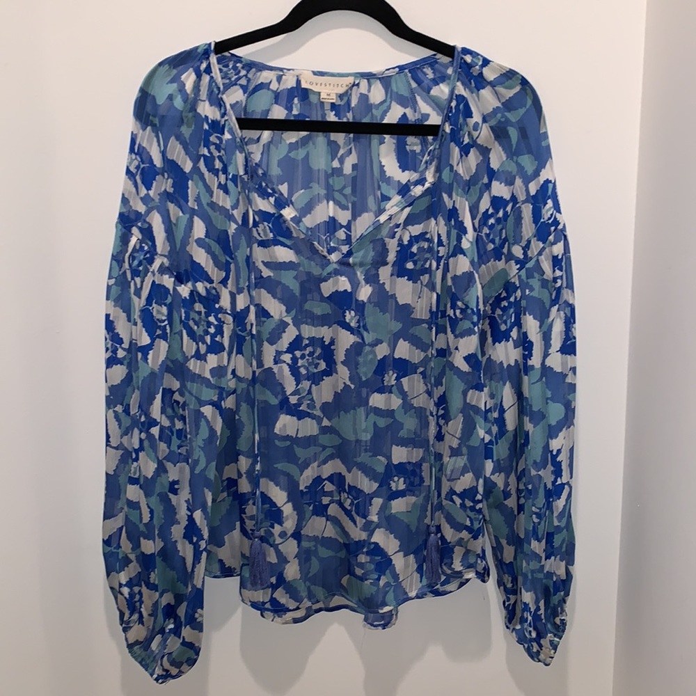 Lovestitch Boho Blouse with balloon sleeves